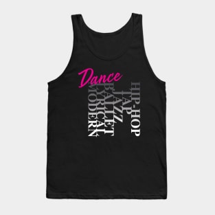 Dance Hip-Hop Tap Jazz Ballet Lyrical Modern for Dancers Tank Top